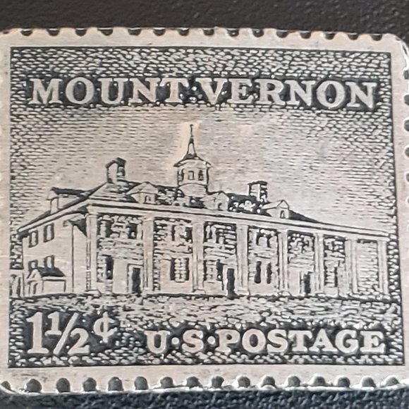 Mount Vernon, Virginia Solid Pewter Belt Buckle - Vintage- Unique! - Picture 6 of 6